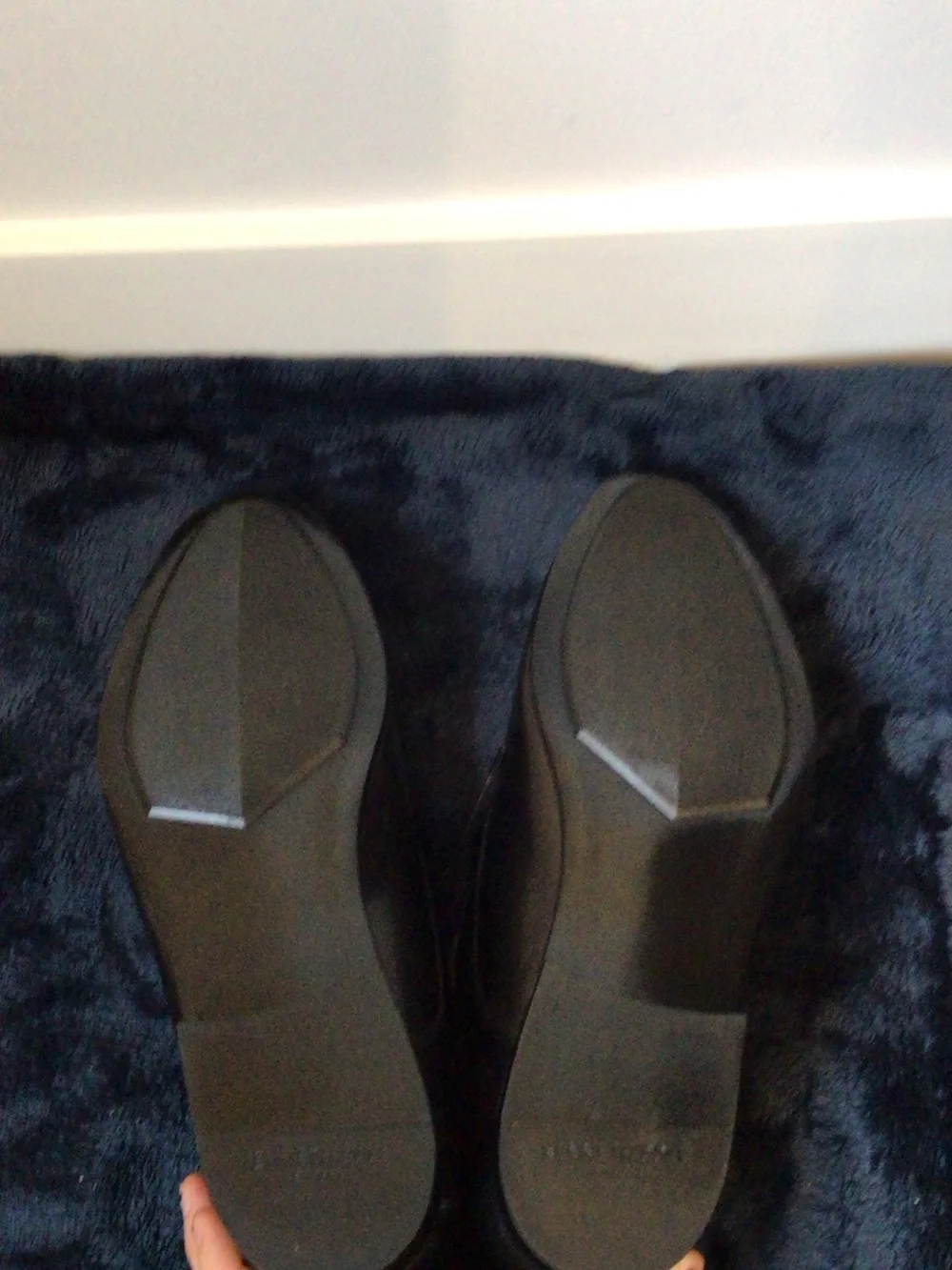 Kenneth Cole Black Leather Lace-Up Oxford Dress Shoes